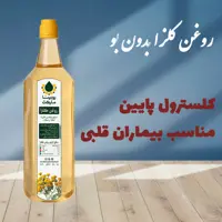 روغن کلزا طبیعی یک لیتری