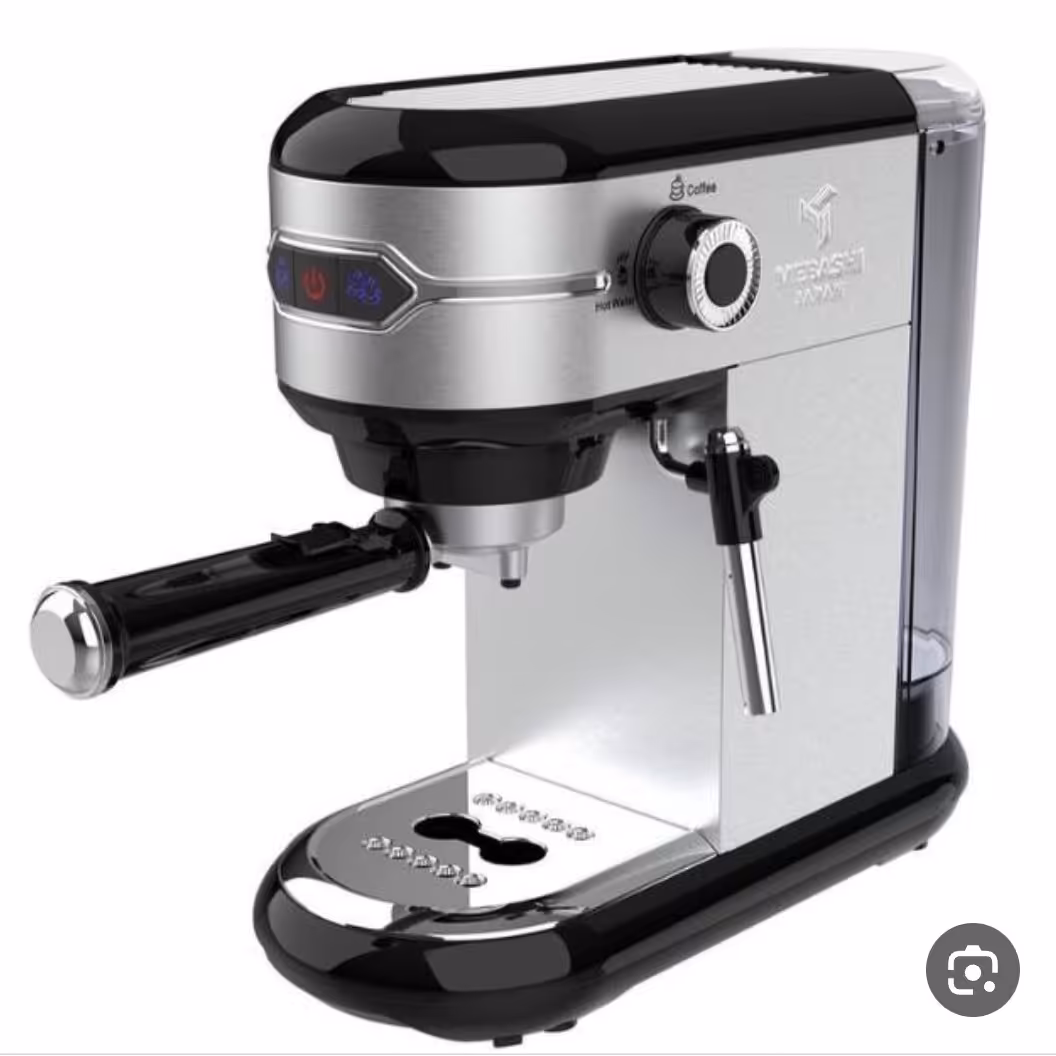 اسپرسوساز مباشی مدل 2026 در دو رنگ مشکی و سفید