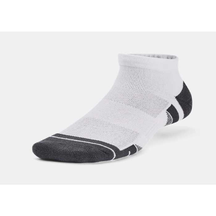 جوراب سفید مردانه و زنانه UA TECH 3 بسته بندی کم برش 100 Under Armour