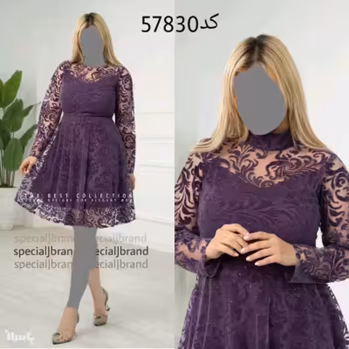 مخمل فلوک کره ای اکلیل دار مدل تونیک مجلسی مهرک رنگ وسایزبپرسین