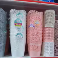 سبد همه کاره سطل زباله کاغذ سطل همه کاره سطل پلاستیکی پلی نیک سبد آرایشی