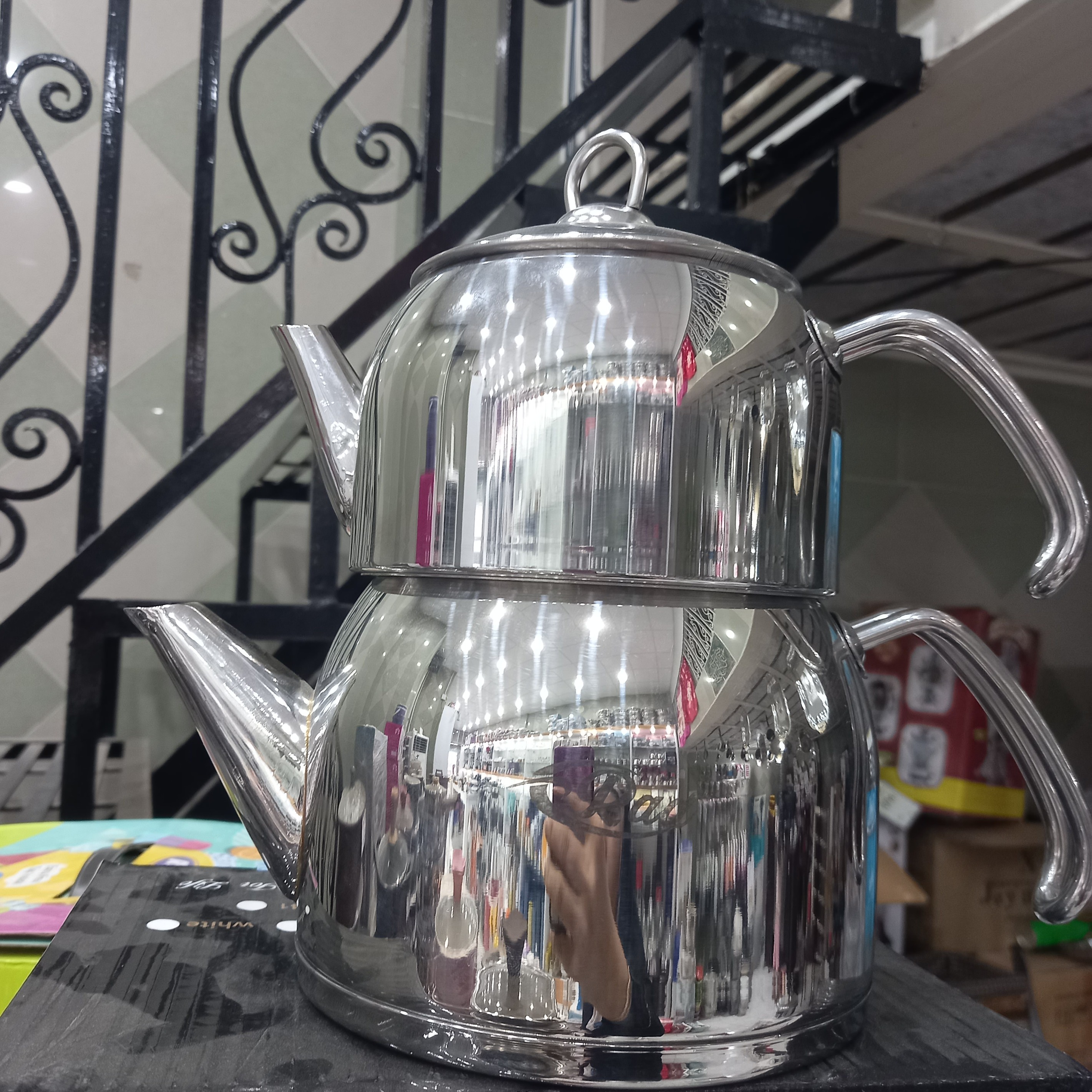 کتری و قوری تمام استیل راد
