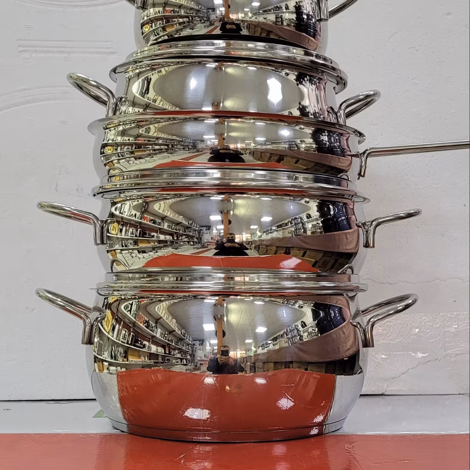 سرویس قابلمه 10 پارچه استیل کرکماز