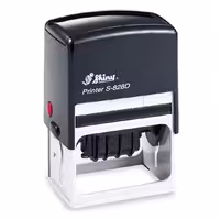 خرید دستگاه مهر شاینی تاریخ دار مدل S-828-D سایز 33 × 56