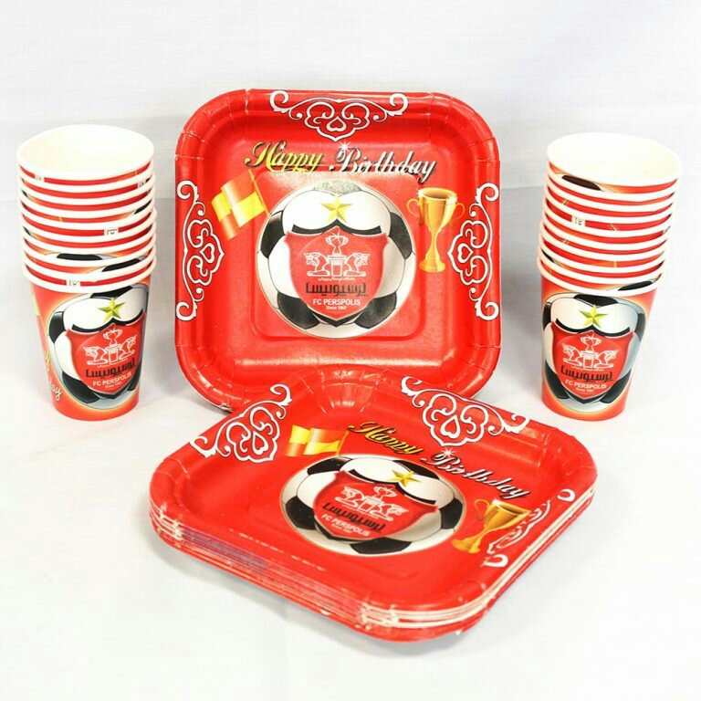 پیش دستی لیوان پرسپولیس تولدی 40 تایی