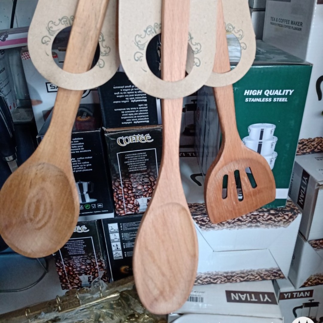 کفیگر ملاقه چوبی درجه یک دونه ایی پنجاه