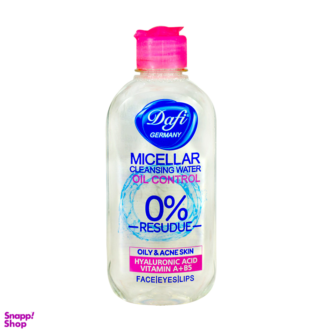 محلول پاک کننده صورت دافی (Dafi) مدل Oily & Anti Bacterial حجم 200 میلی لیتر