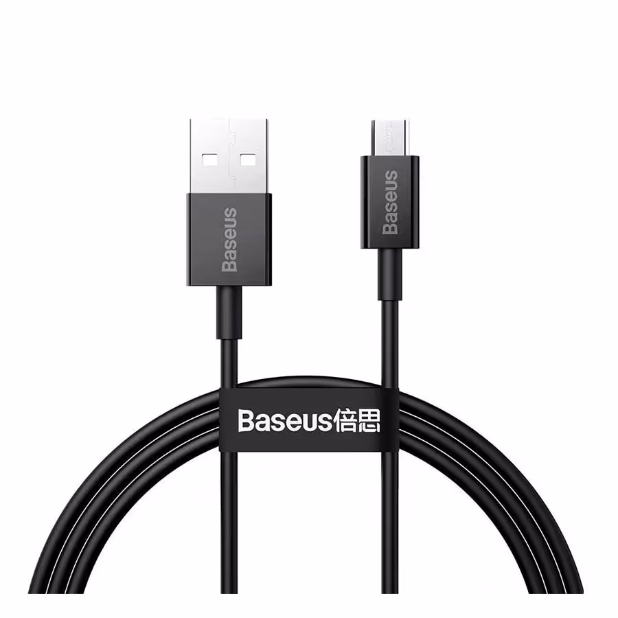 قیمت و خرید کابل تبدیل 1 متری USB به MicroUSB بیسوس مدل Superior CAMYS-01 | یاس ارتباط