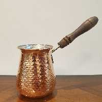 قهوه جوش و شیرداغ کن مسی سایز2