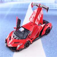 ماکت ماشین فلزی لامبورگینی وننو دودزا موزیکال Lamborghini veneno اسباب بازی شادینو