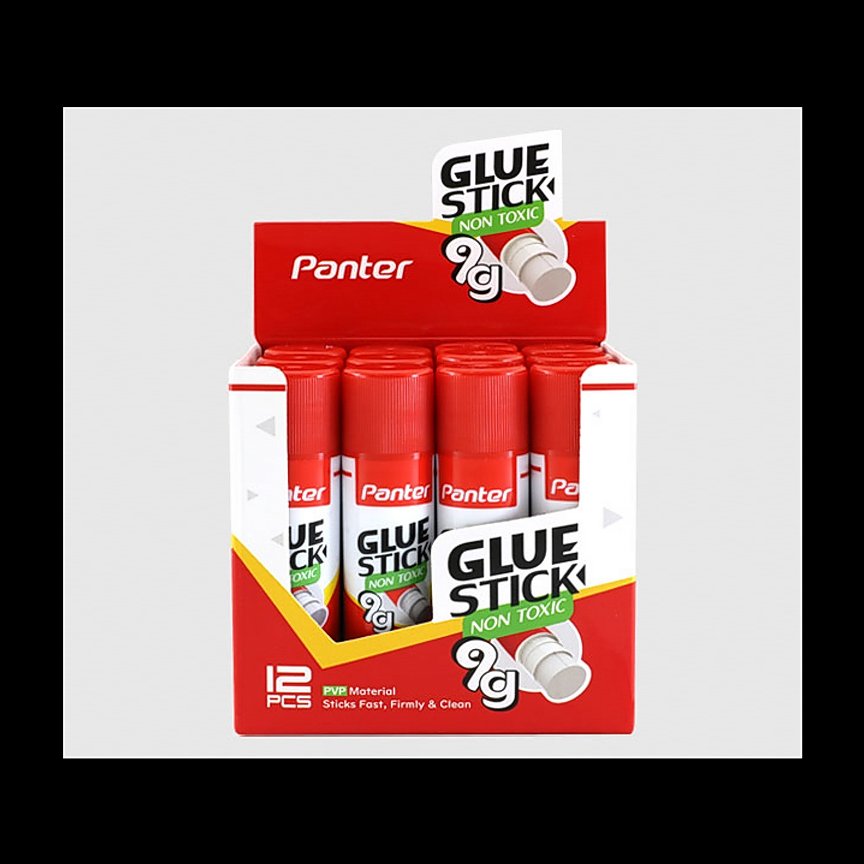 چسب ماتیکی GS418پنتر 9 گرم یک بسته ی 12 عددی