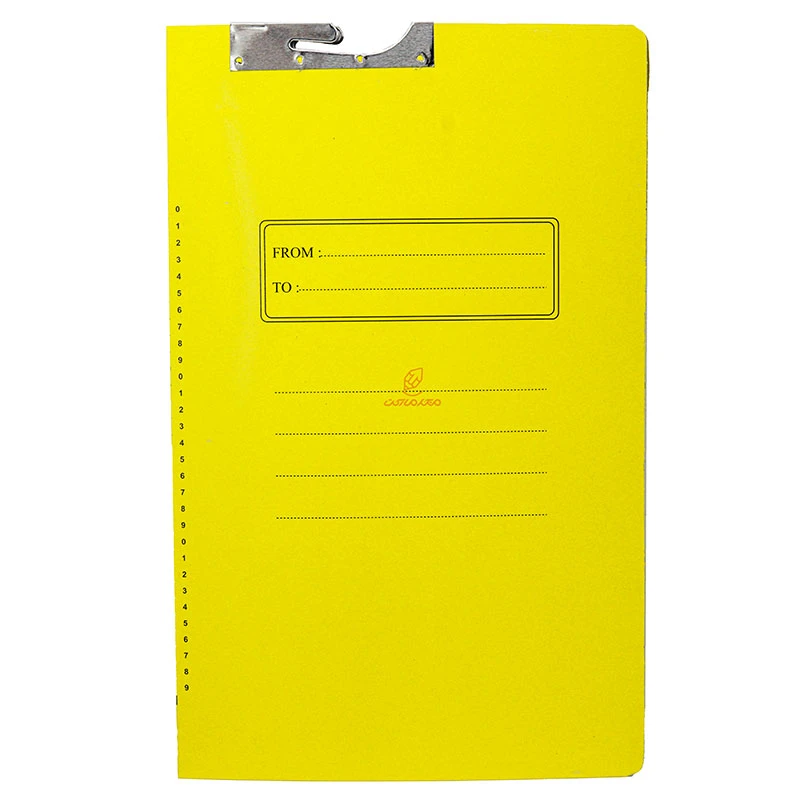 پوشه دوار مقوایی A4 زرد