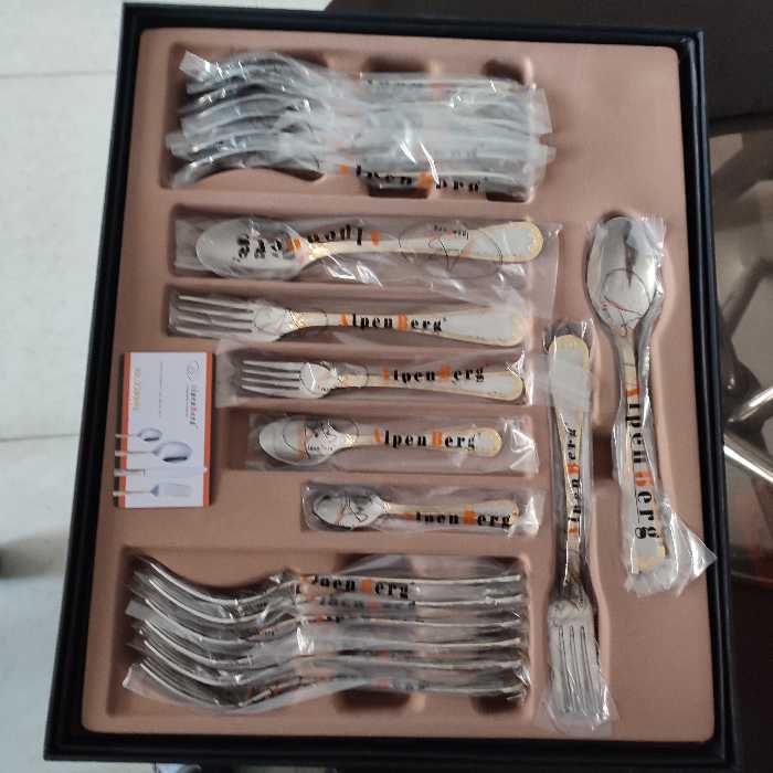 قاشق وچنگال ازبرند آلپنبرگ 68پارچه بسیار باکیفیت 