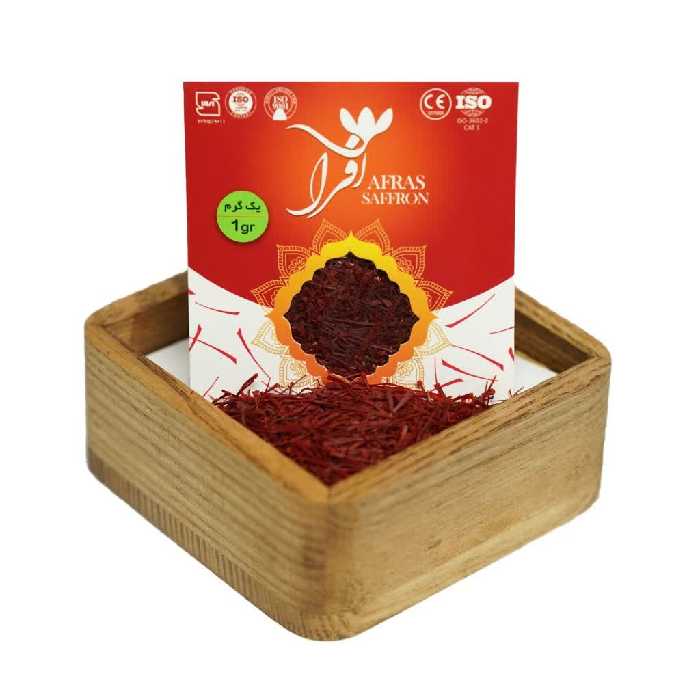 زعفران 1گرمی افراس پک 100تایی