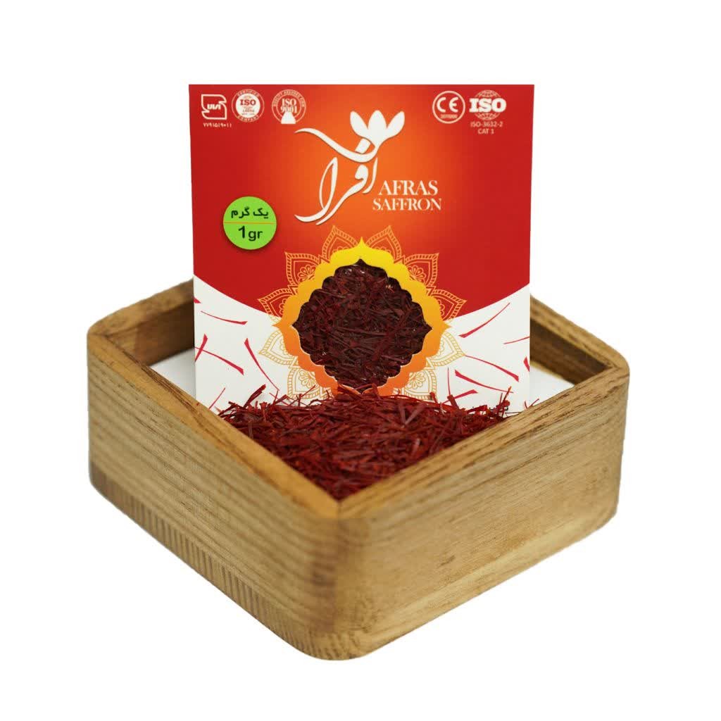 زعفران 1گرمی افراس پک 100تایی