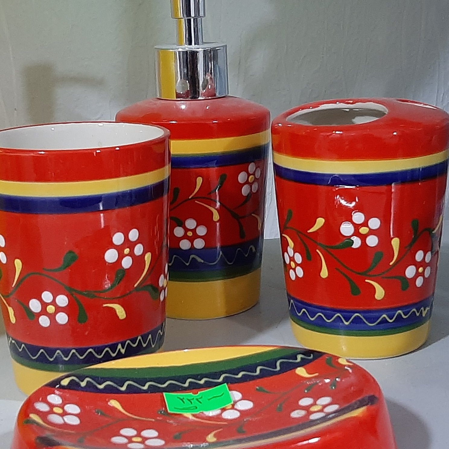 ست جای مایع چهار پارچه ای