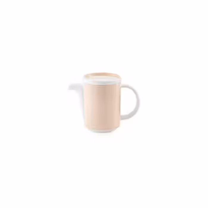 قوری چای 2 فنجان پاستل گلبهی