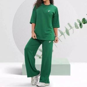 ست تیشرت شلوار زنانه ست لانگ و شلوار بگ زنانه ست زنانه
