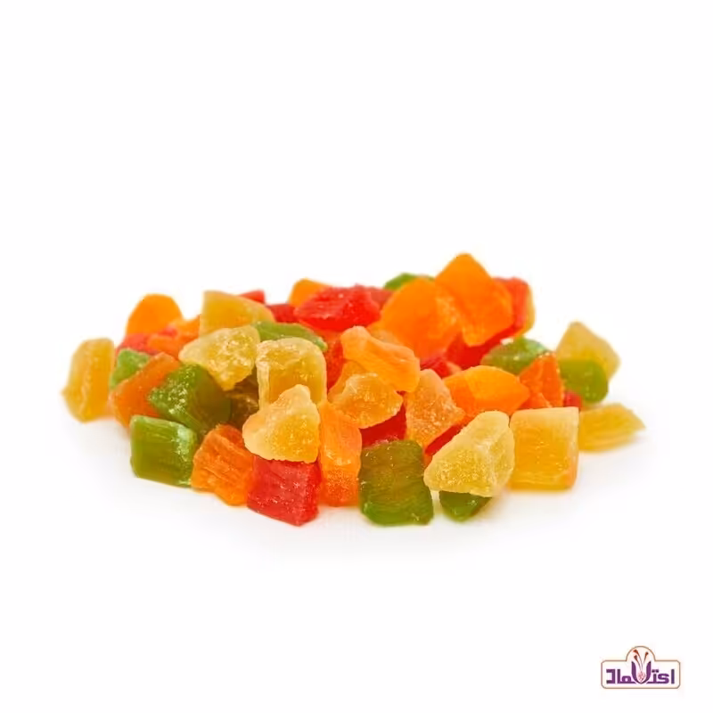 آناناس خشک حبه ای رنگی 500 گرمی اعتماد  - حذف شده