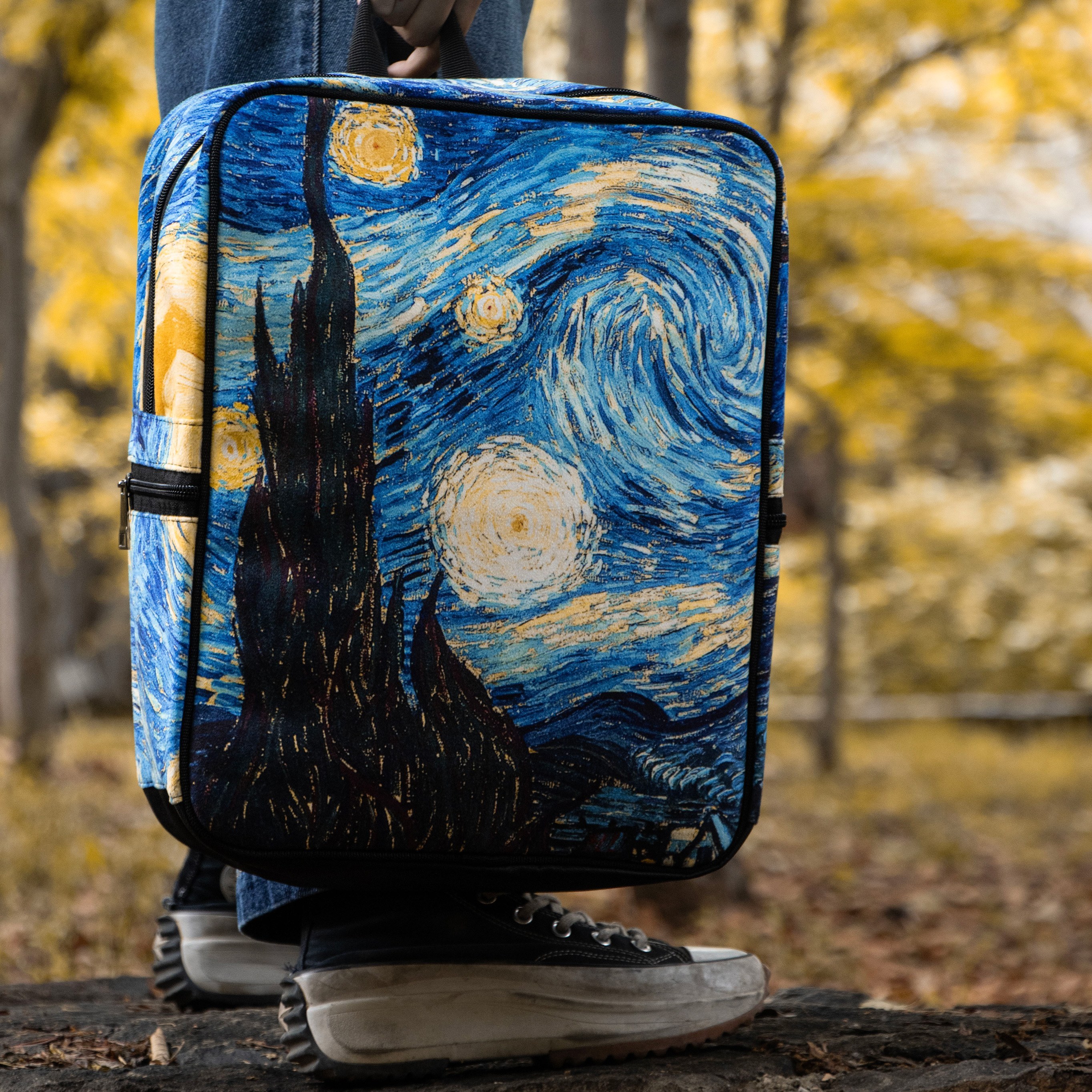 کوله پشتی  ونگوگ جنس  مخمل کوبیده BK0016