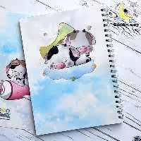 دفتر خط دار 70 برگ پانداک طرح خوک