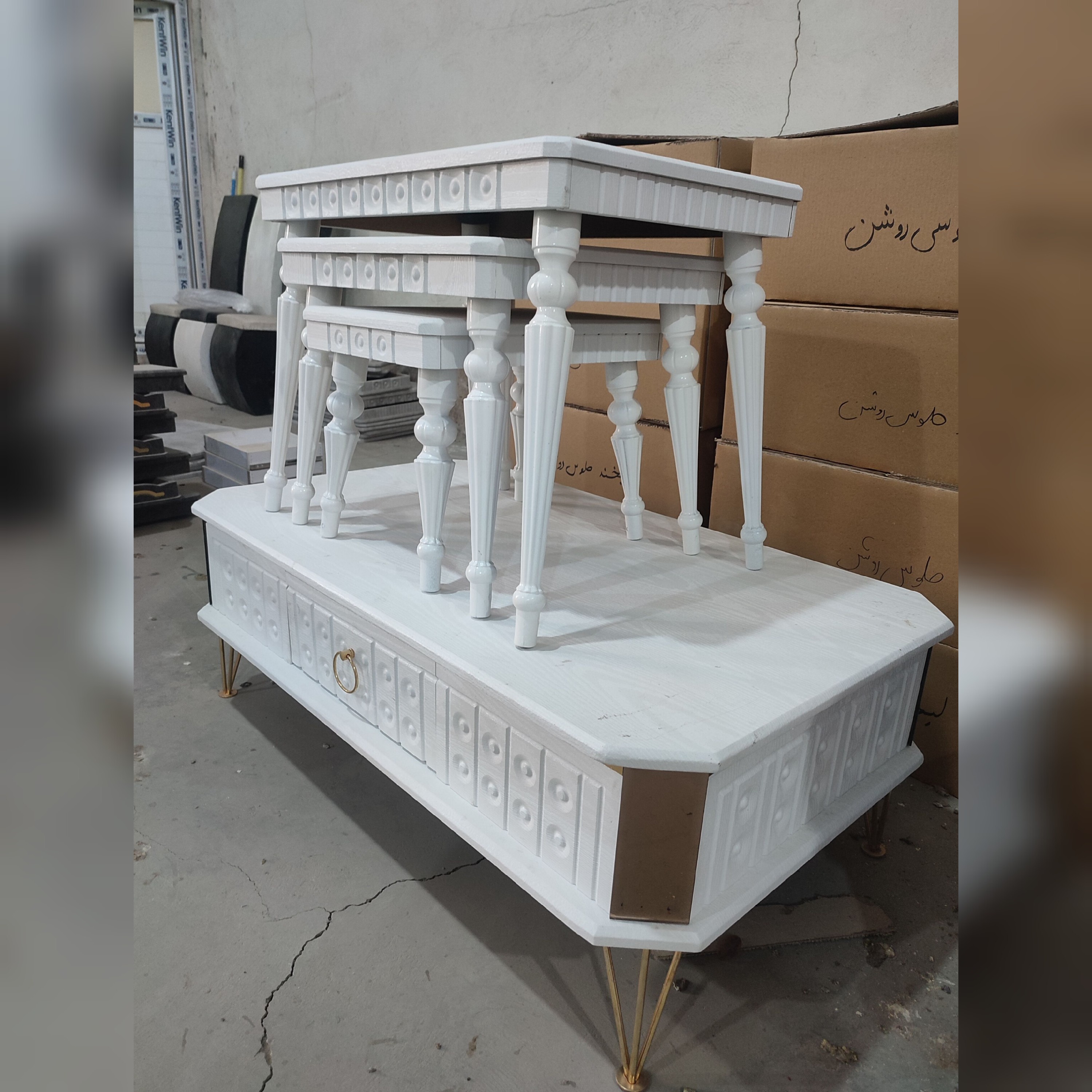 جلو مبلی و عسلی مدل پارمیس با ارسال رایگان