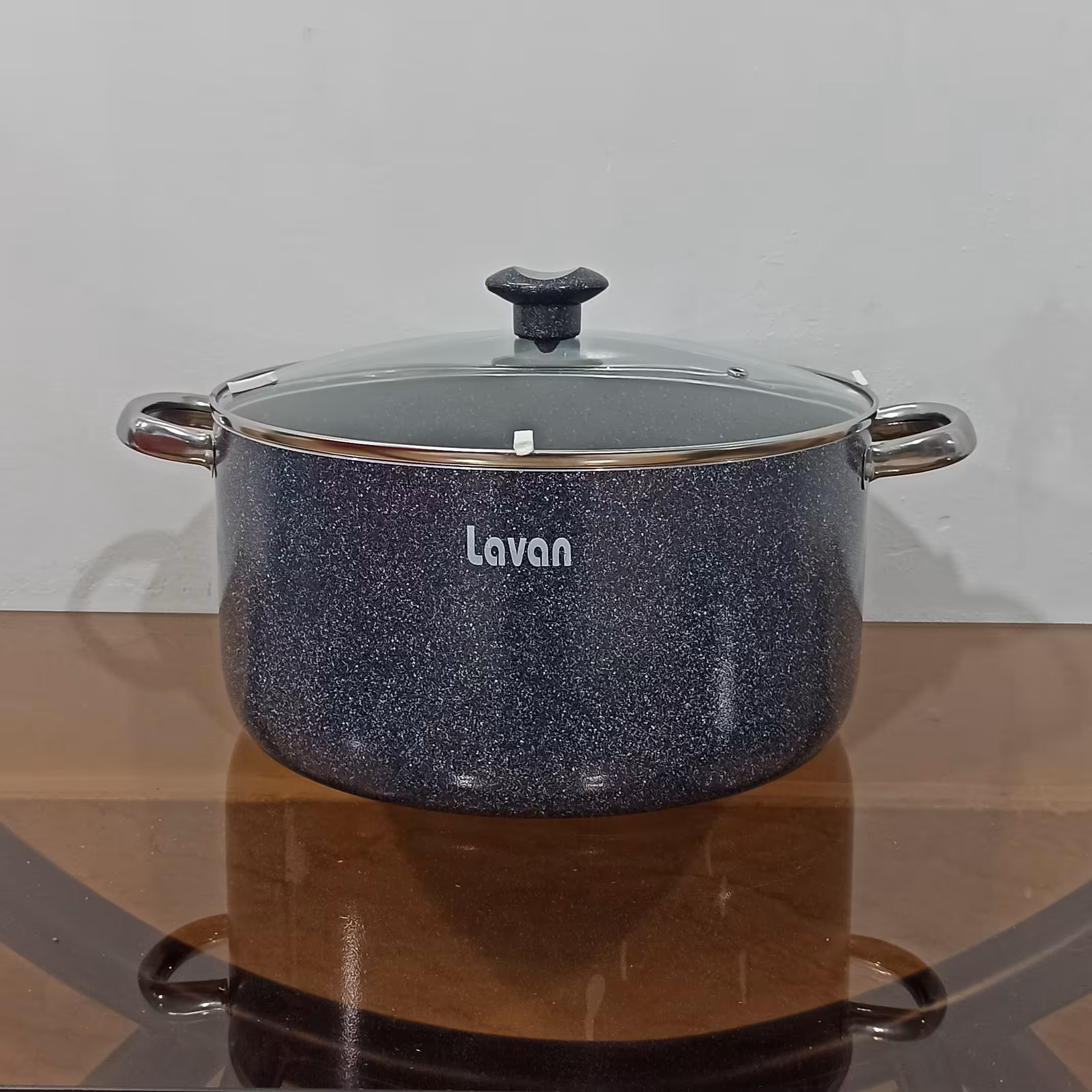 قابلمه گرانیتی سایز 30 لاوان مدل تیتان طوسی با ارسال رایگان