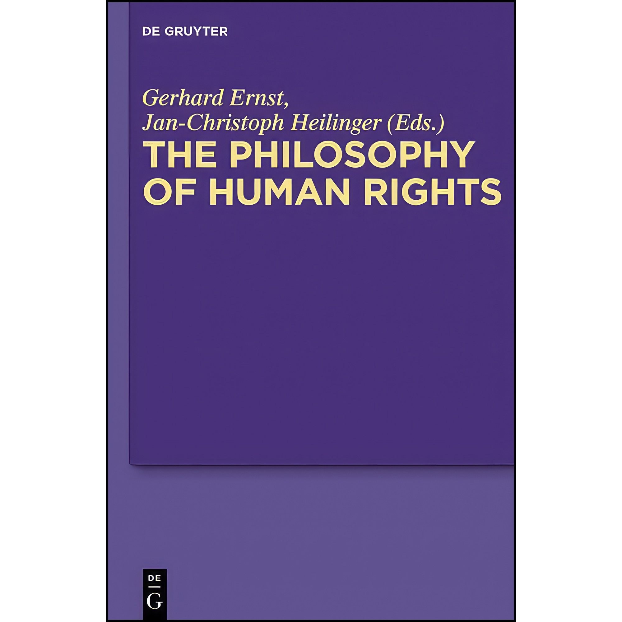 کتاب زبان اصلی The Philosophy of Human Rights اثر Gerhard Ernst