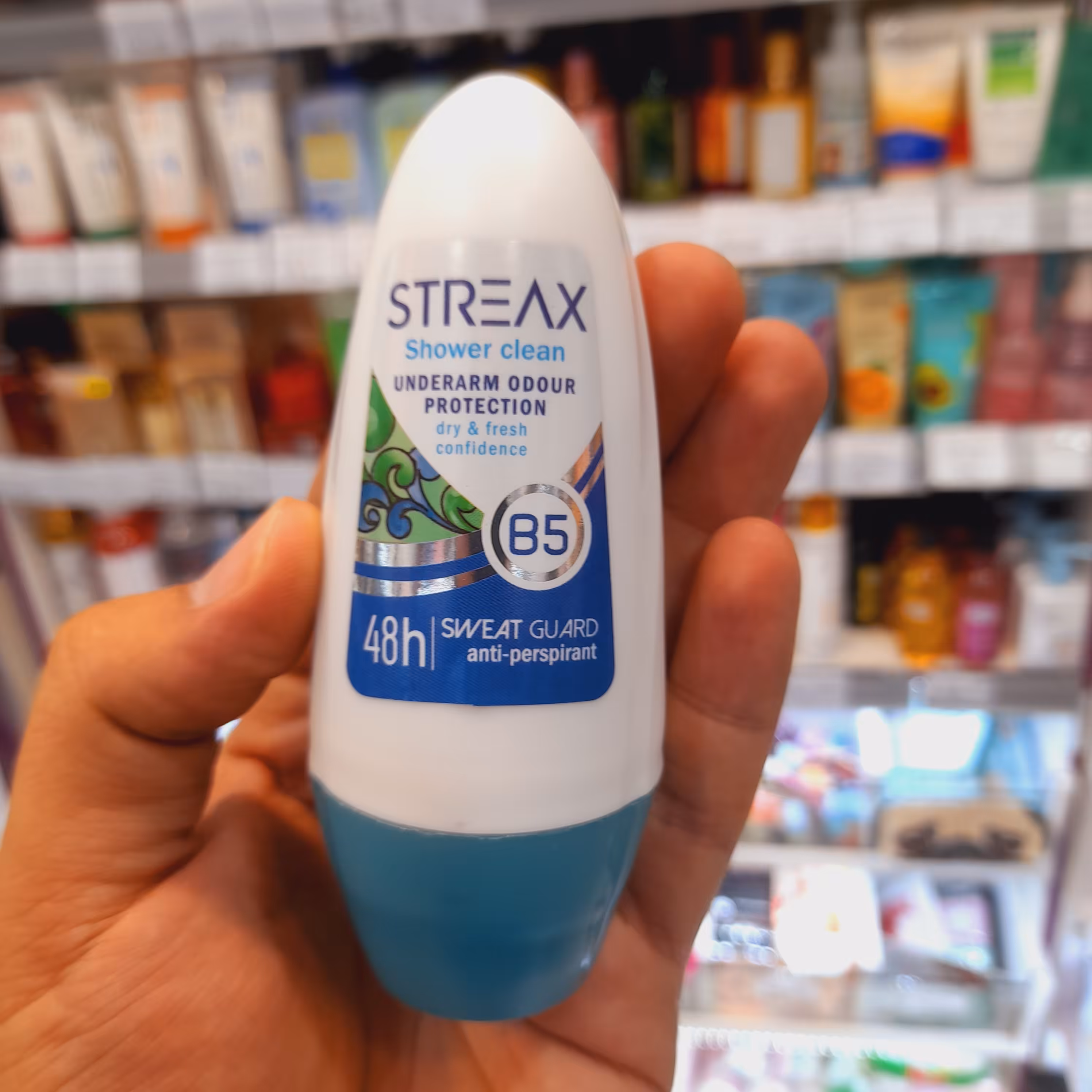 مام استریکس شاور کلین مردانه رولی مایع 50 میل رایحه بلوچنل