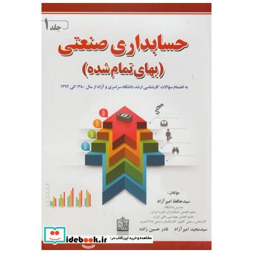 کتاب حسابداری صنعتی(بهای تمام شده) ج1 اثر حافظ امیرآزاد