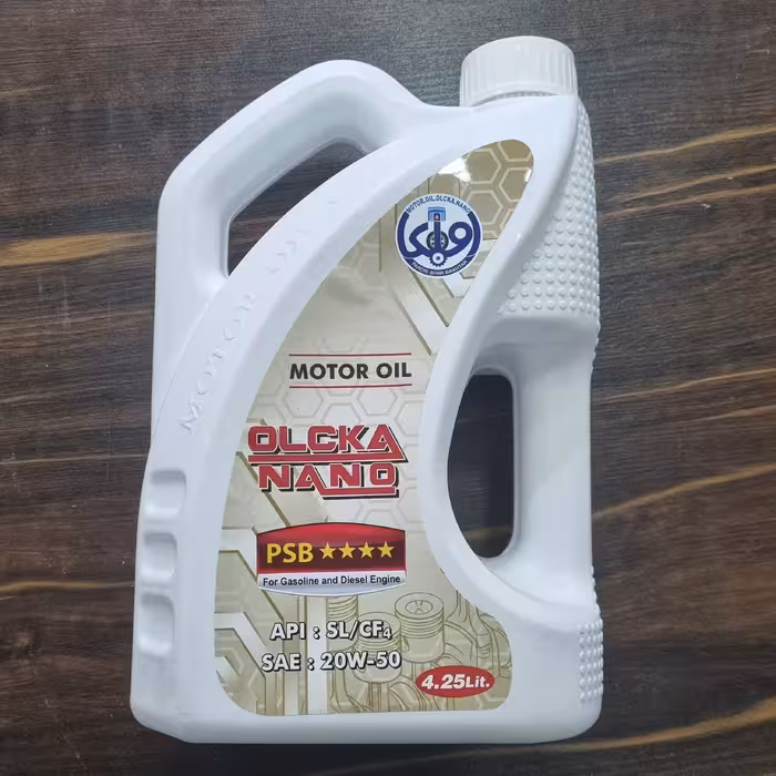روغن موتور   20w50 اولکا نانو 4 لیتری  محصول شرکت دانش بنیان (پس کرایه)