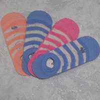 جوراب کالج راه راه توری