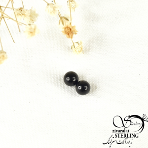 گوشواره مگنتی توپی برند استیل کد 8720