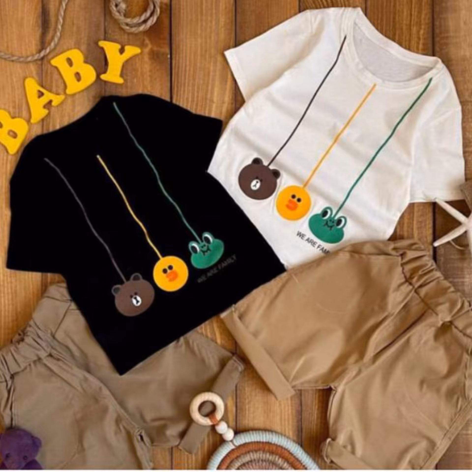 تیشرت شلوارک اسپرت فَمیلی