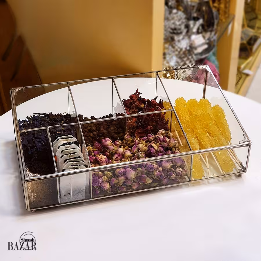 جعبه شیشه ای سیلور دمنوش کد 94848