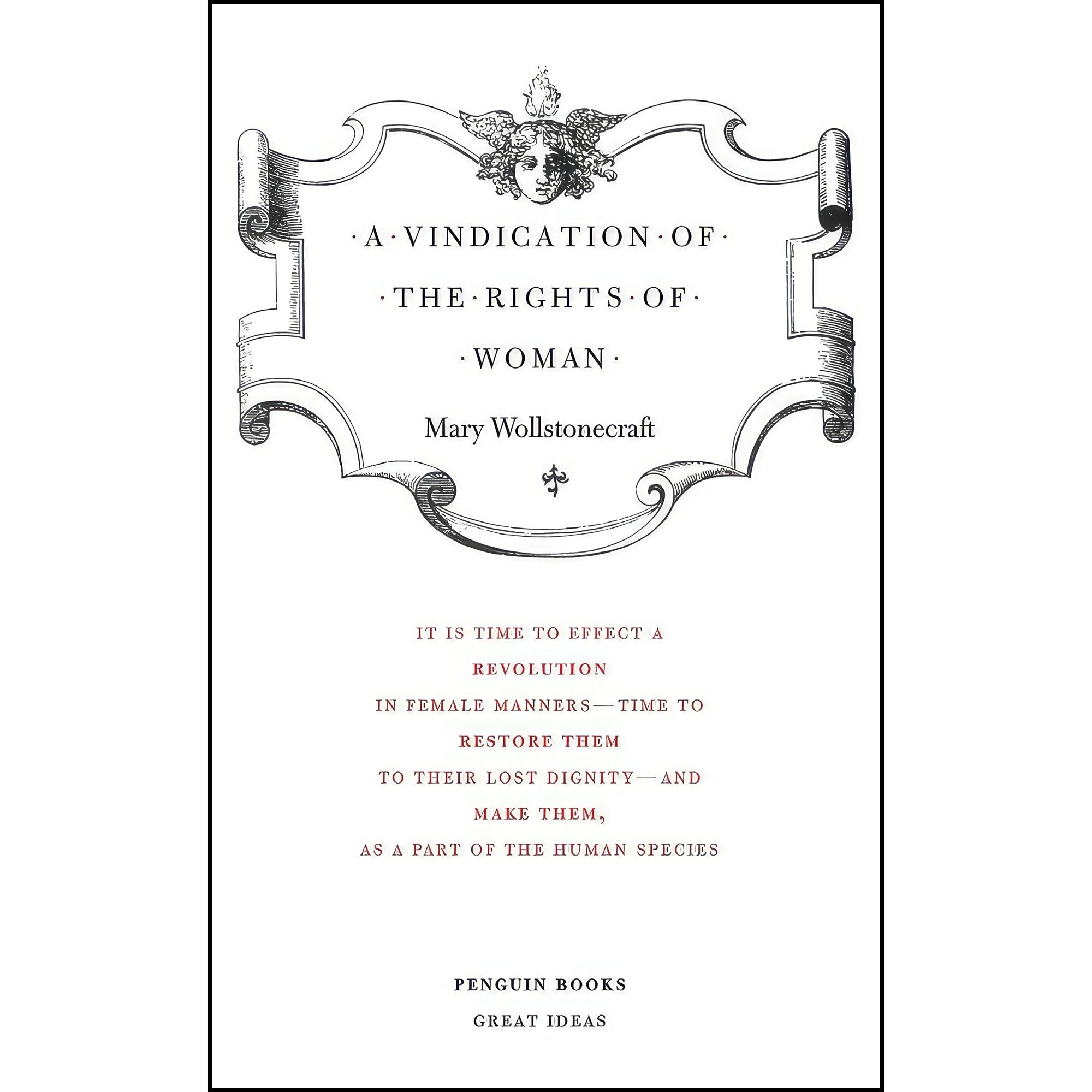 کتاب زبان اصلی Great Ideas Vindication of the Rights of Women