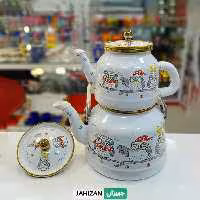 کتری و قوری لعابی لایت مدل Owl