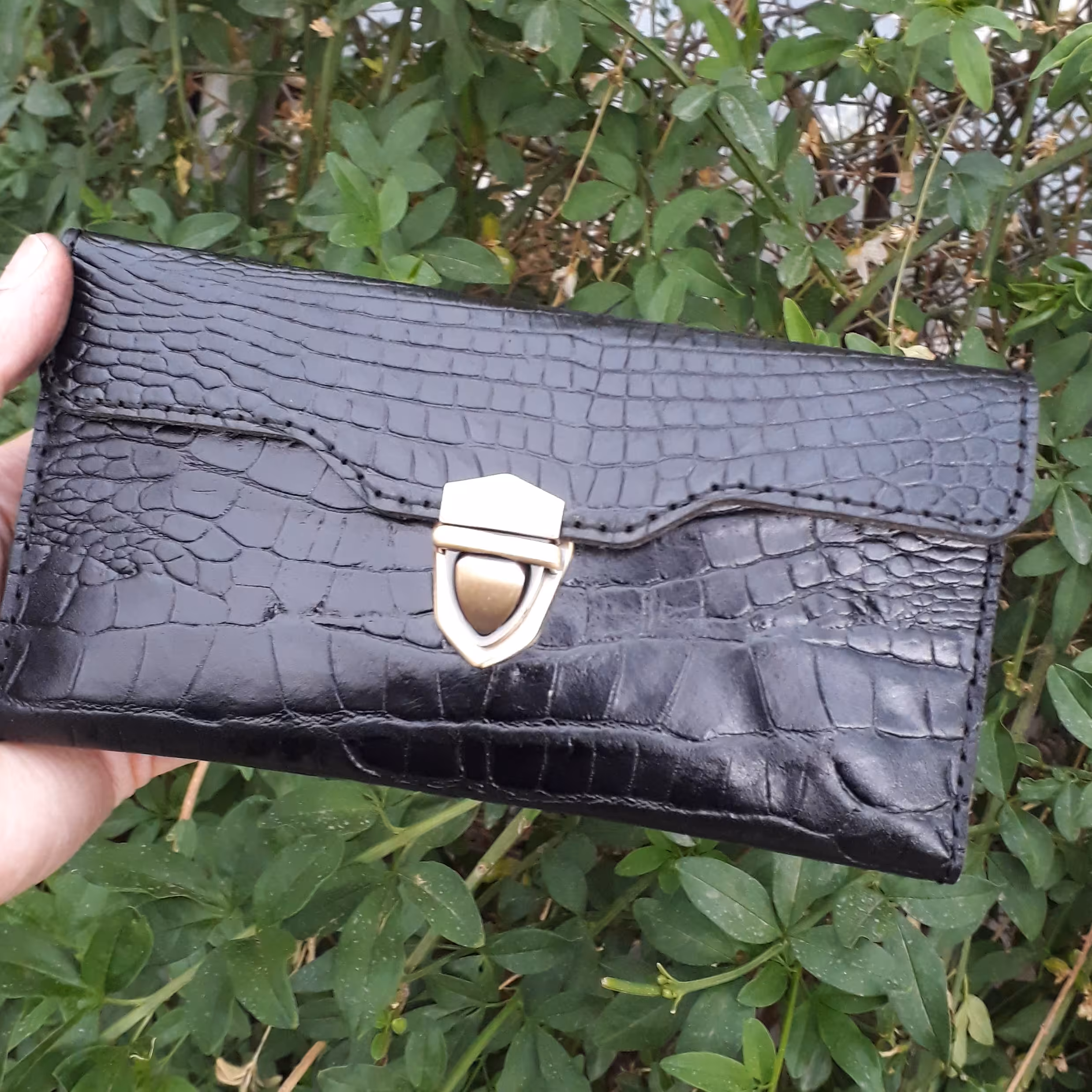 کیف پول چرم طبیعی گاو کد235