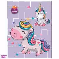 دفتر نقاشی هیلا مدل رحلی طرح یونیکورن