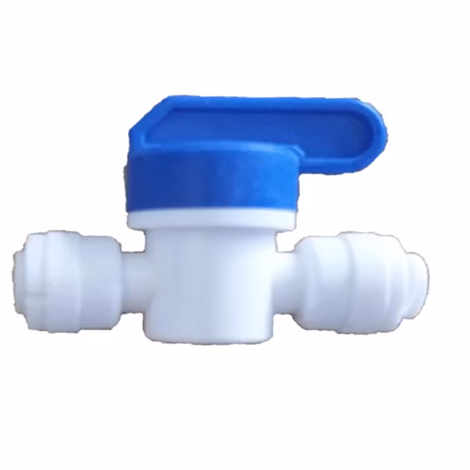 شیر بین راهی دوسر فیتینگی تصفیه آب خانگی