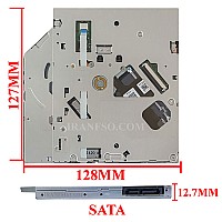 درایو لپ تاپ دی وی دی رایتر Sata Slim 127mm مکشی