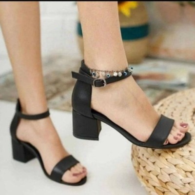 صندل مجلسی زنانه مشکی پاشنه بلند صندل راحتی