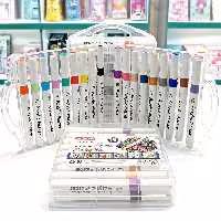 ماژیک رنگ آمیزی اکرلیک 18 رنگ جعبه دار وارداتی و با کیفیت - ماژیک 18 رنگ - ماژیک اکرلیک  