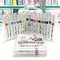 ماژیک رنگ آمیزی اکرلیک 18 رنگ جعبه دار وارداتی و با کیفیت - ماژیک 18 رنگ - ماژیک اکرلیک  