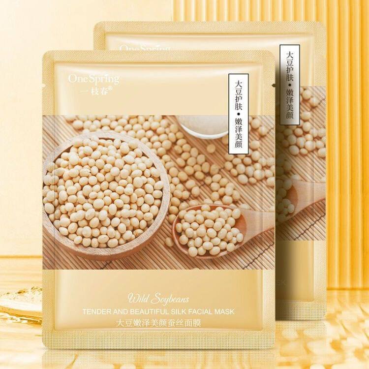 ماسک صورت ورقه ای سویا وان اسپرینگ
One Spring facial mask