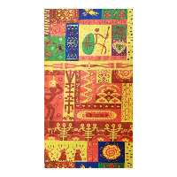 دستمال سر و گردن مدل سرخپوستی2