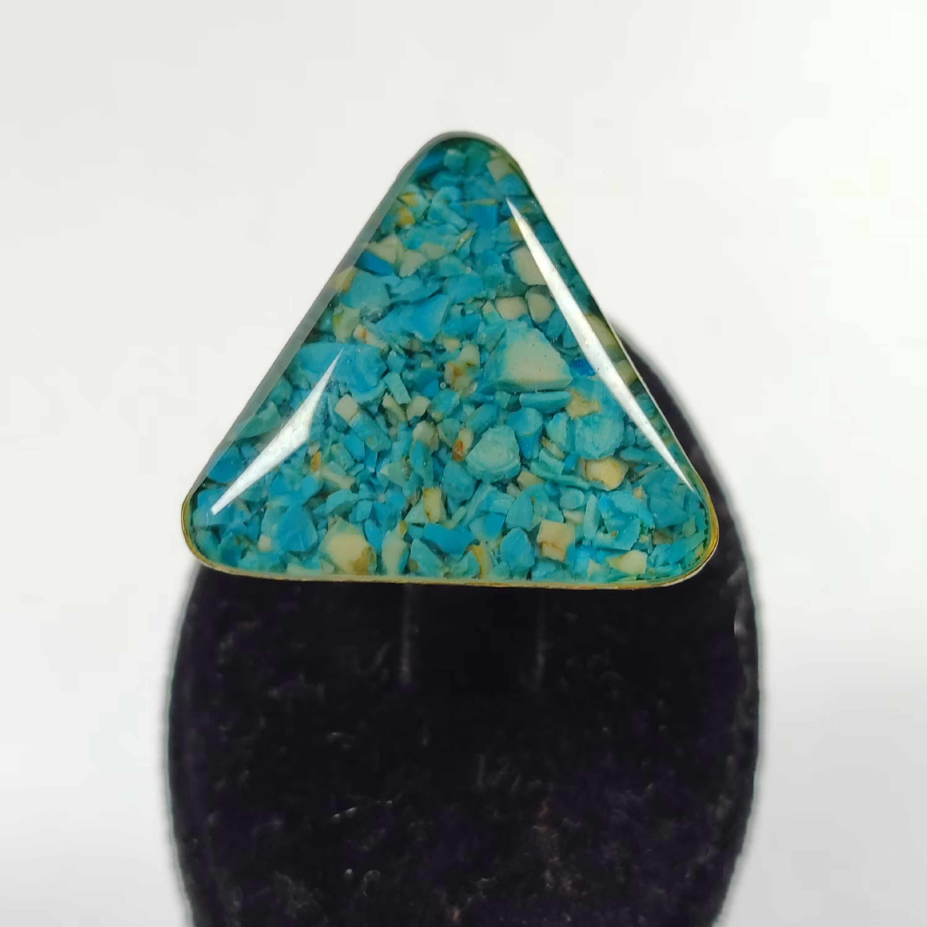 انگشتر  سنگ رزینی کد 29