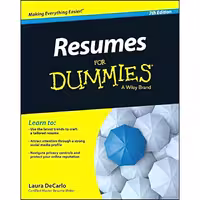 کتاب زبان اصلی Resumes For Dummies اثر Laura DeCarlo انتشارات For Dummies
