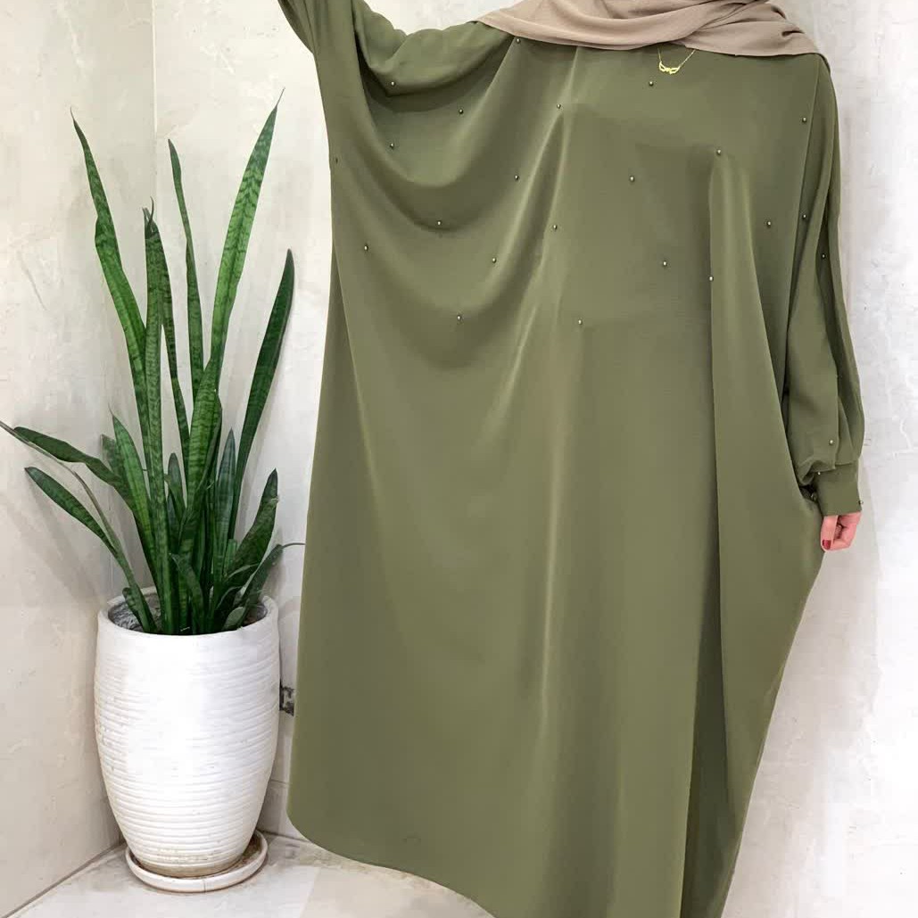 مانتو عبایی زنانه خرجکار مروارید