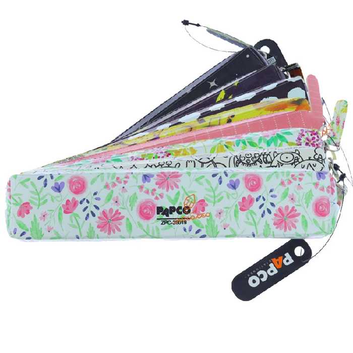 قیمت و خرید جامدادی دانشجویی طرح دار پاپکو zpc028